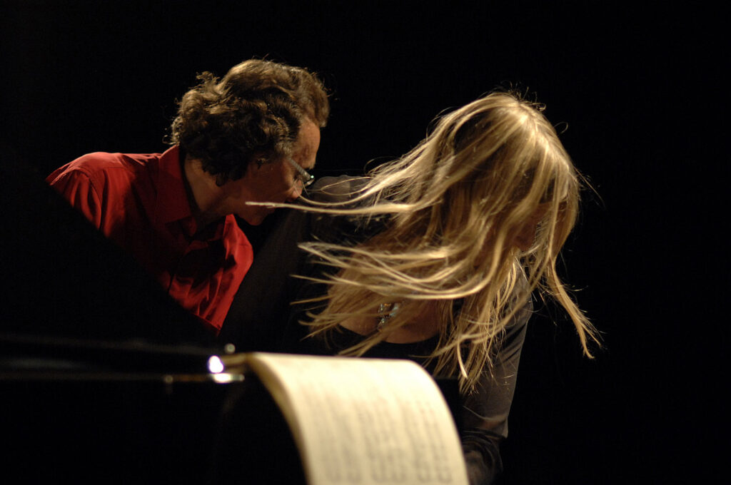En duo avec François-René Duchable - Concert d'ouverture du 1er Cap ferret Music Festival - Photo Gilles d'Auzac